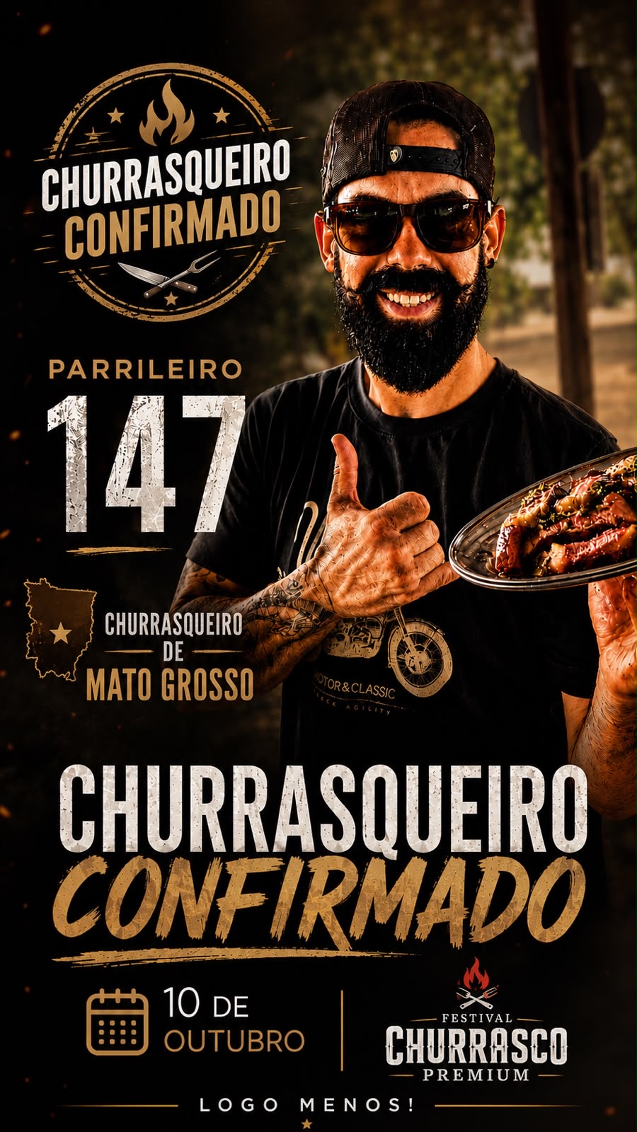 Parrileiro 147 — churrasqueiro de Mato Grosso