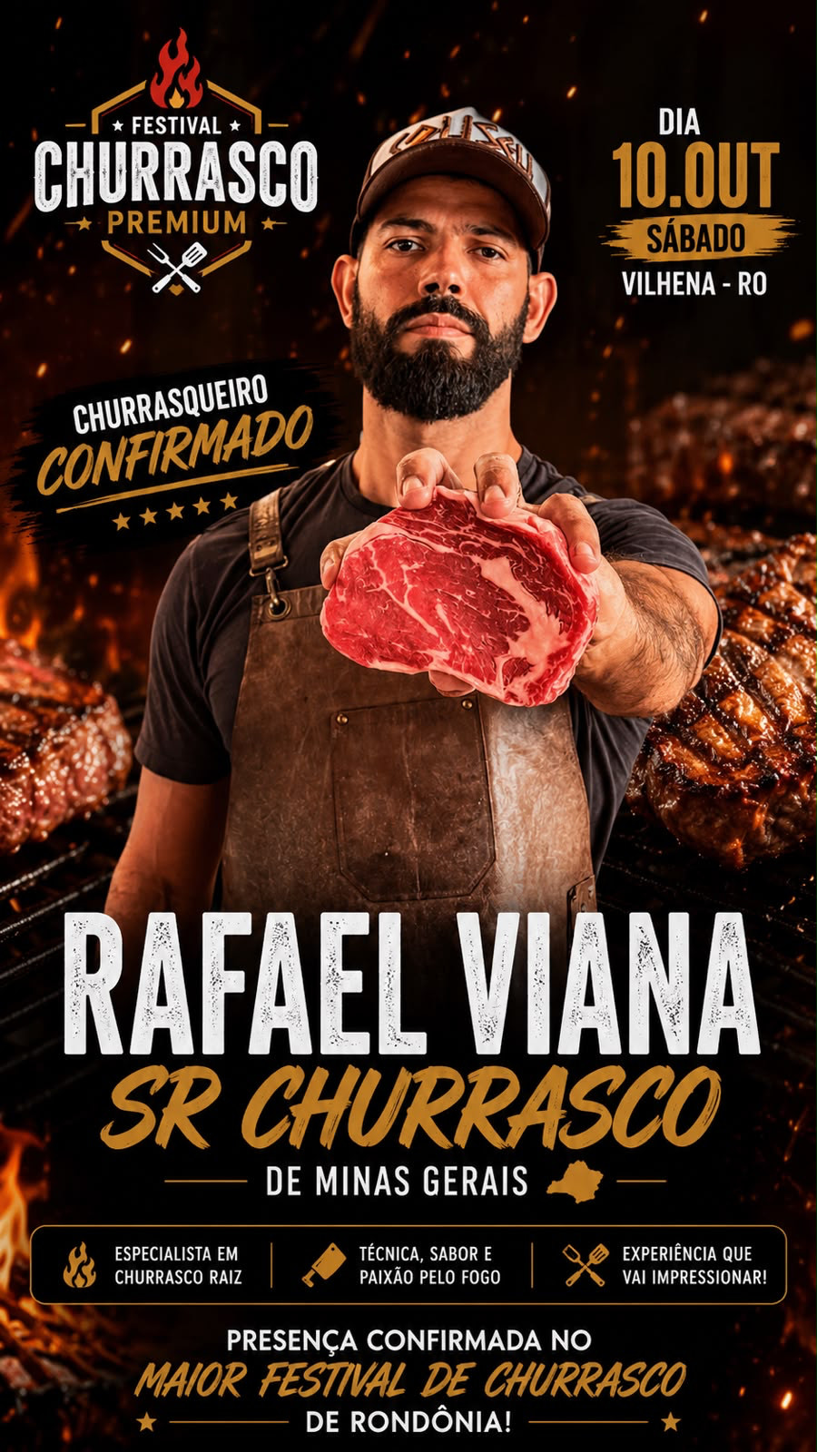 Rafael Viana — Sr Churrasco, de Minas Gerais
